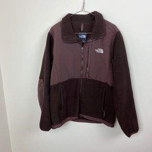💖Women’s brown fleece North face jacket